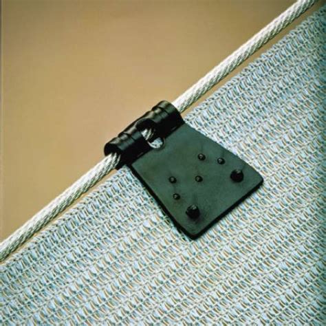 fabric clips metal|fixing shade cloth to metal.